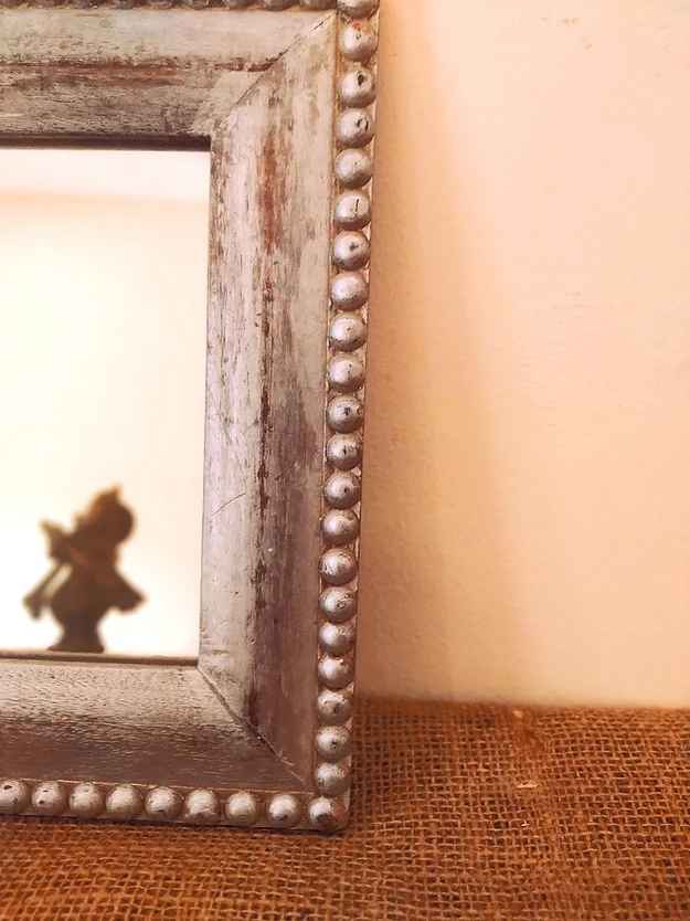 The Niska Rustic Silver Temple Mirror