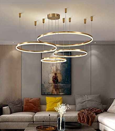 4 Rings Led Chandelier