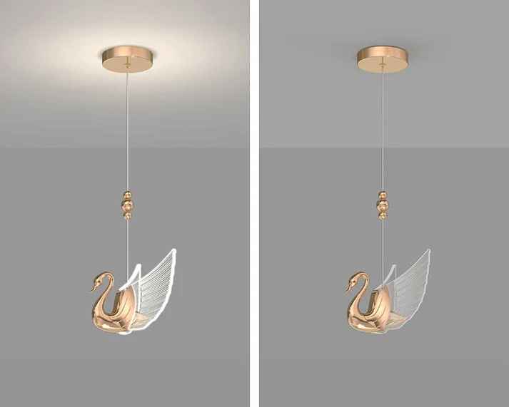 Swan Bedside Pendant Light