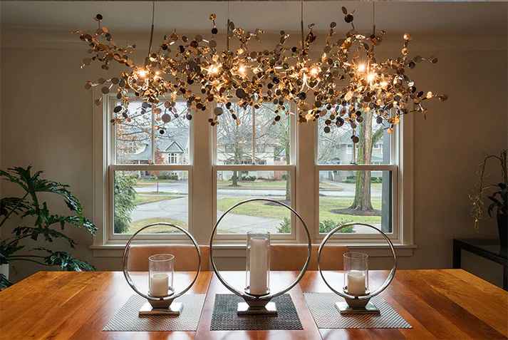 4 Cluster Modern Led Chandelier