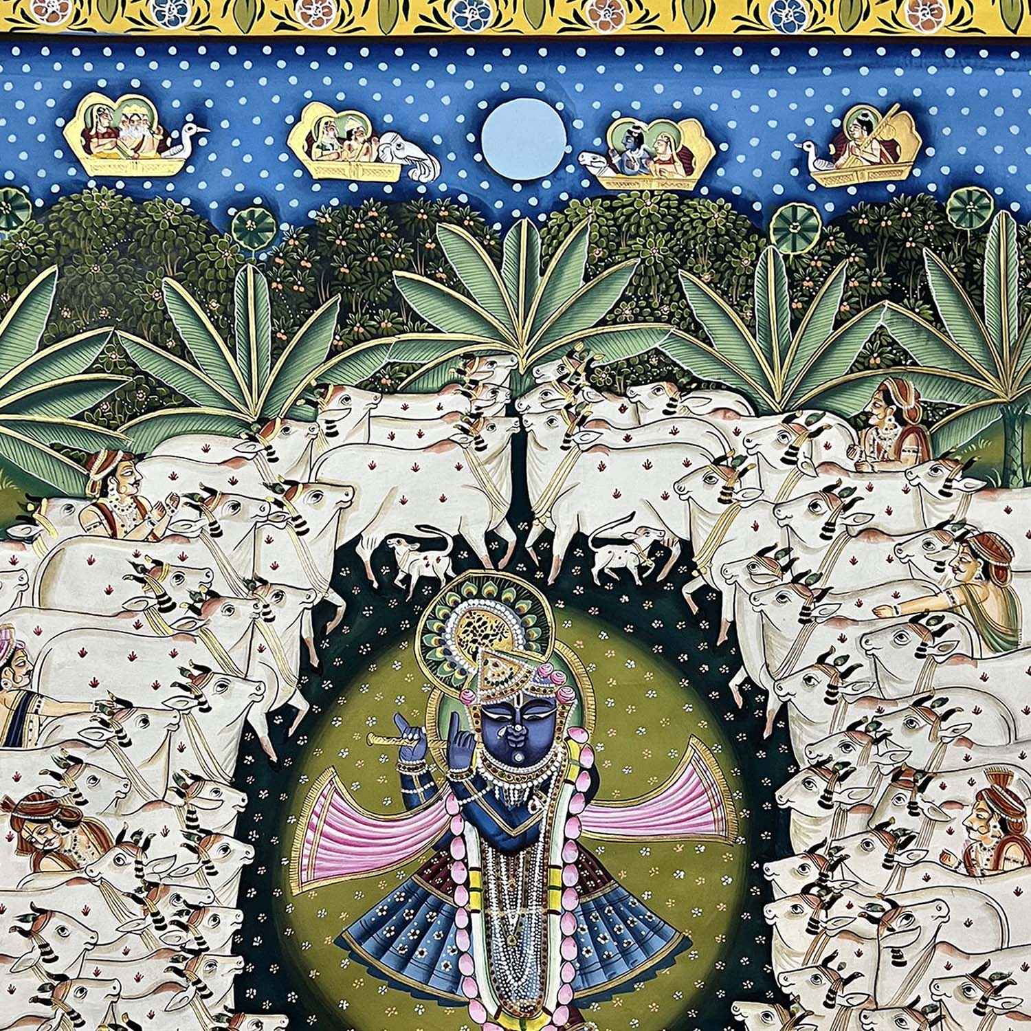 Gopasthami Shrinathji with Cows