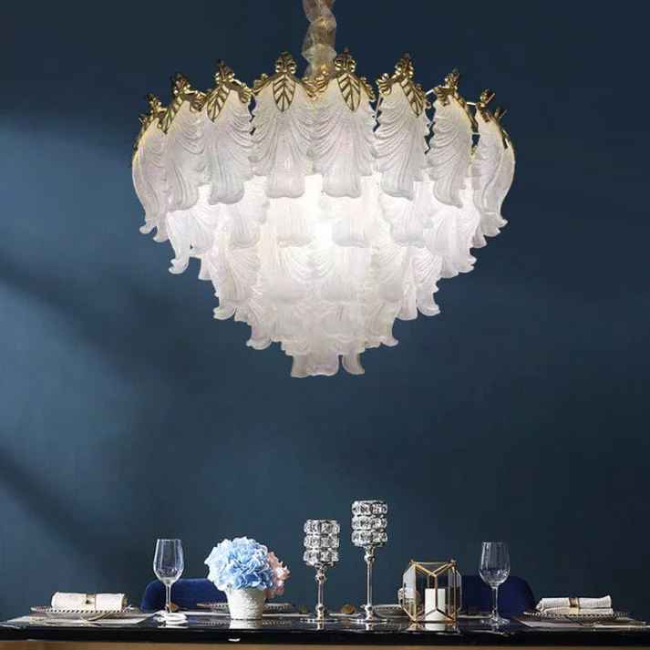 European Style Frosted Chandelier