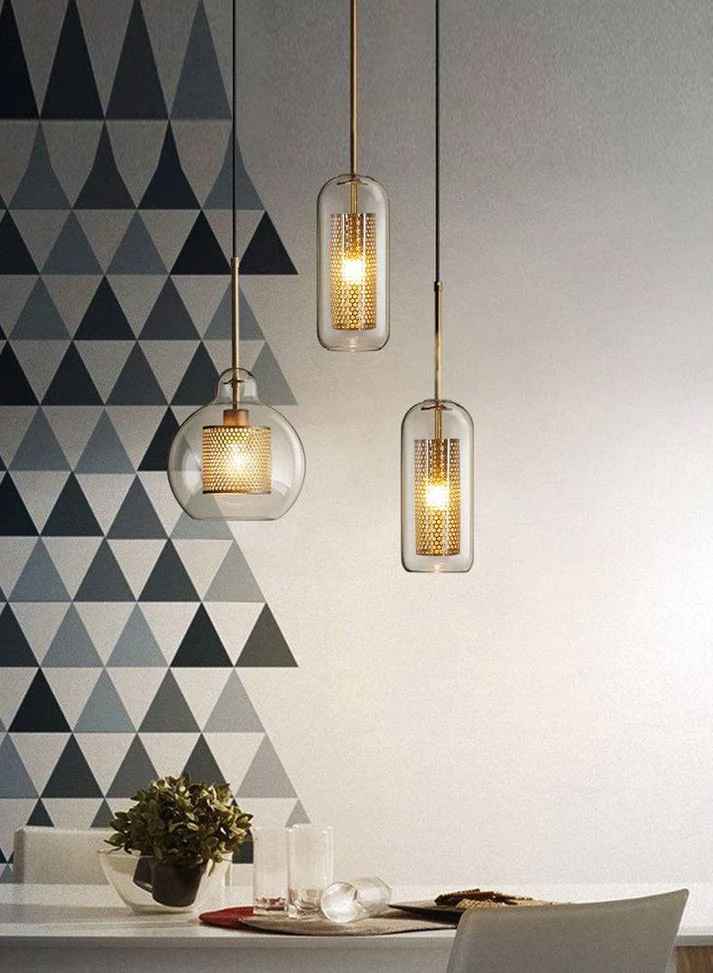 Long Transparent Pendant Light