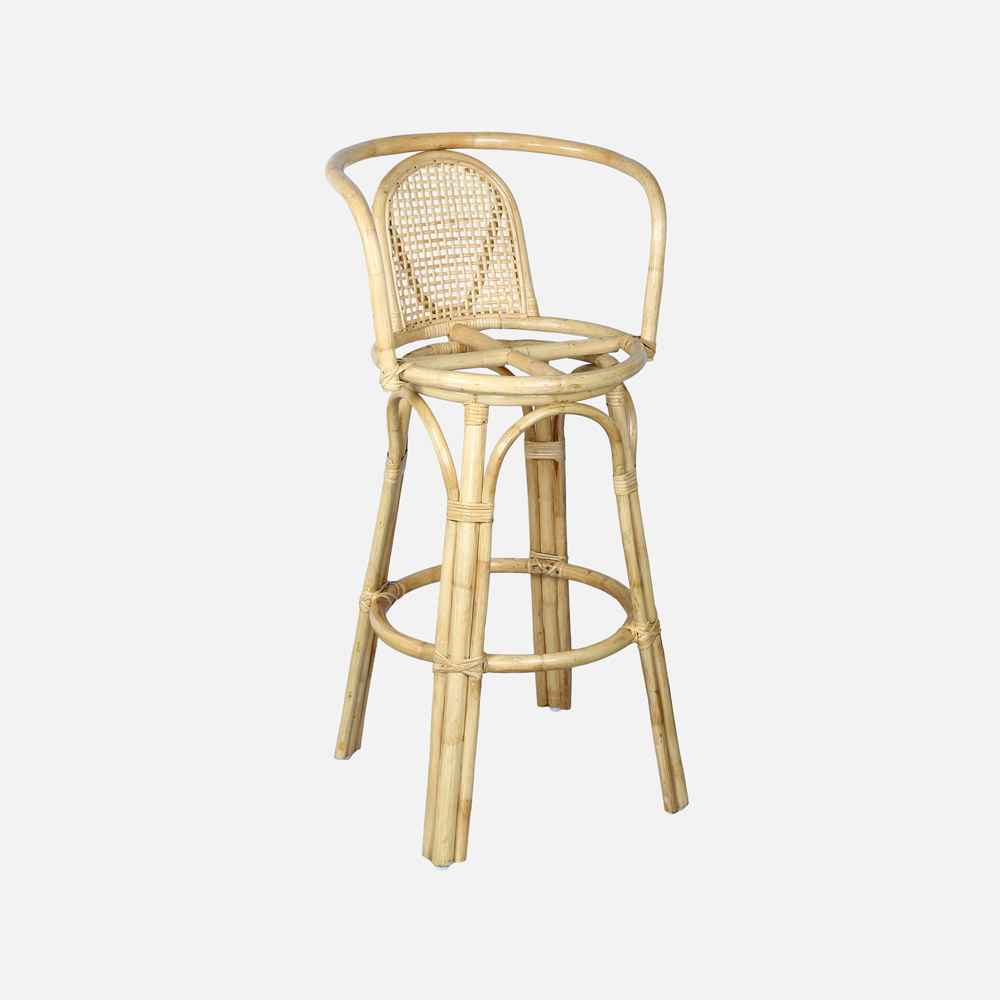 Nature's Elegance Bamboo Barstool