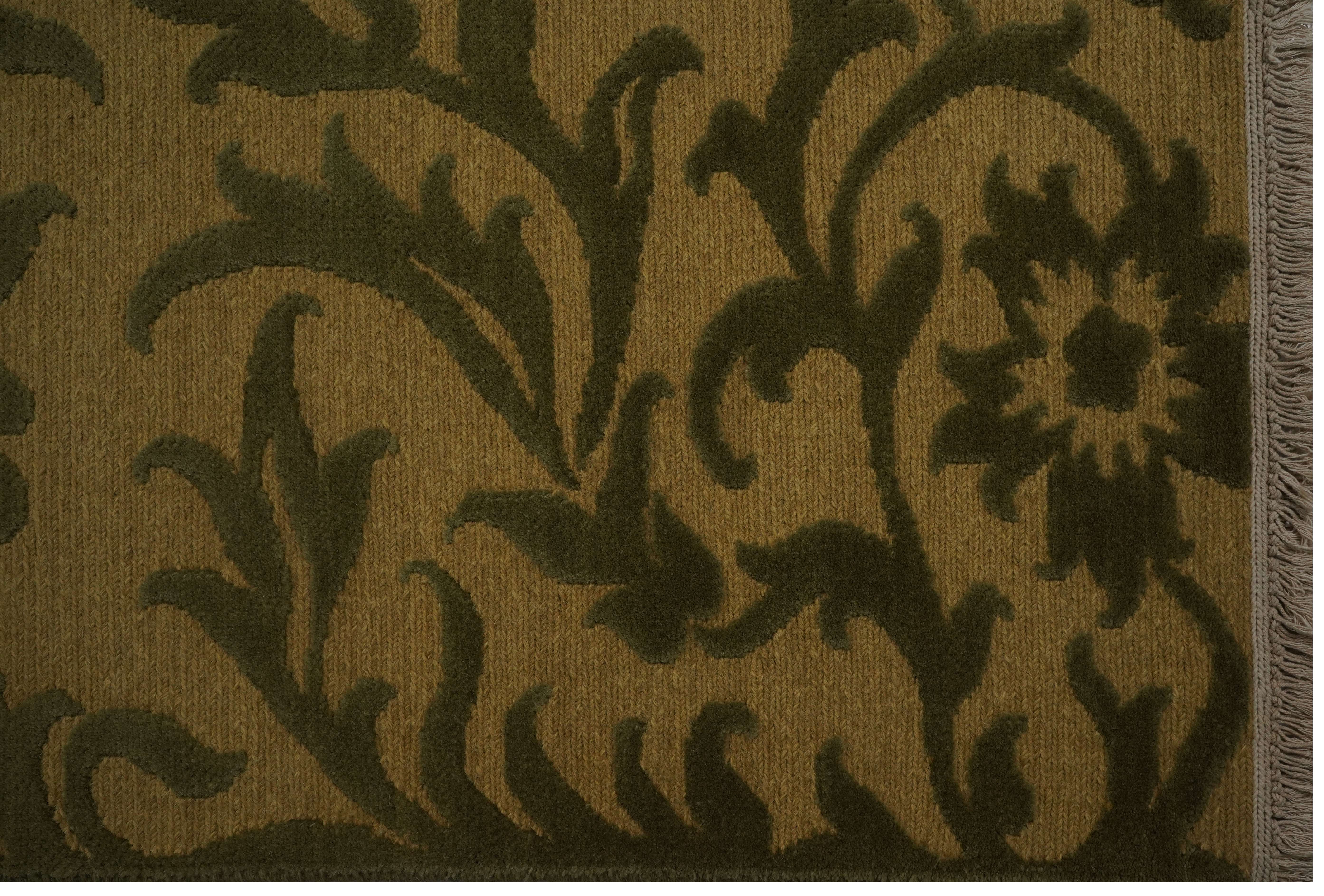 SUMAK GREEN FLORAL RUG