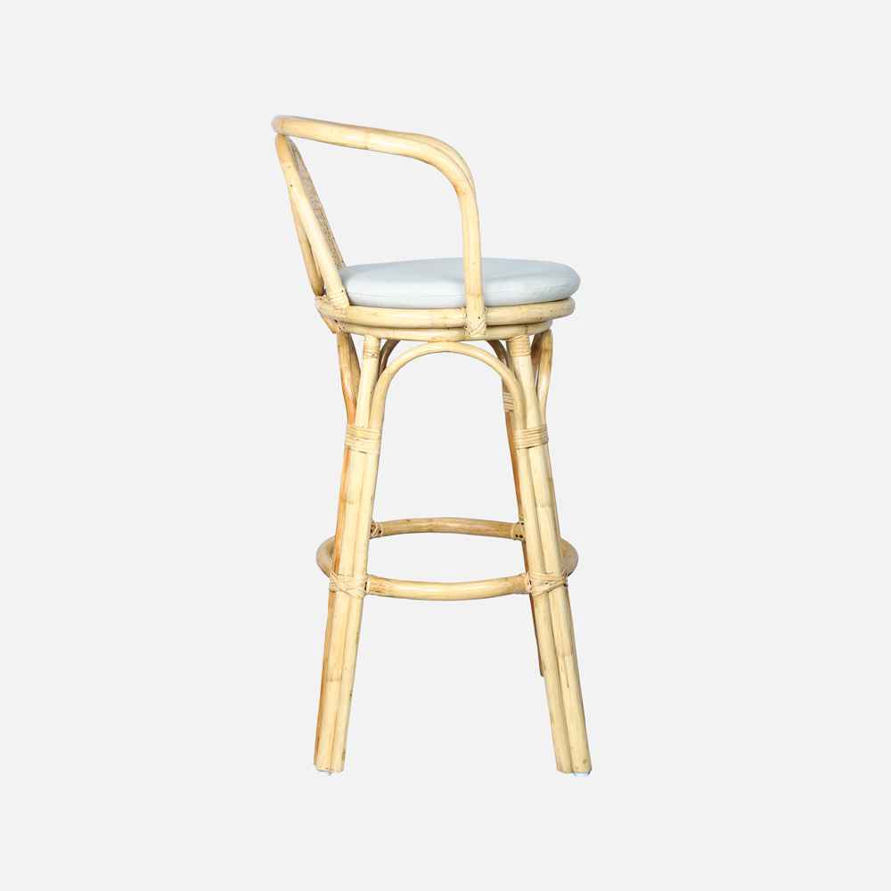 Nature's Elegance Bamboo Barstool