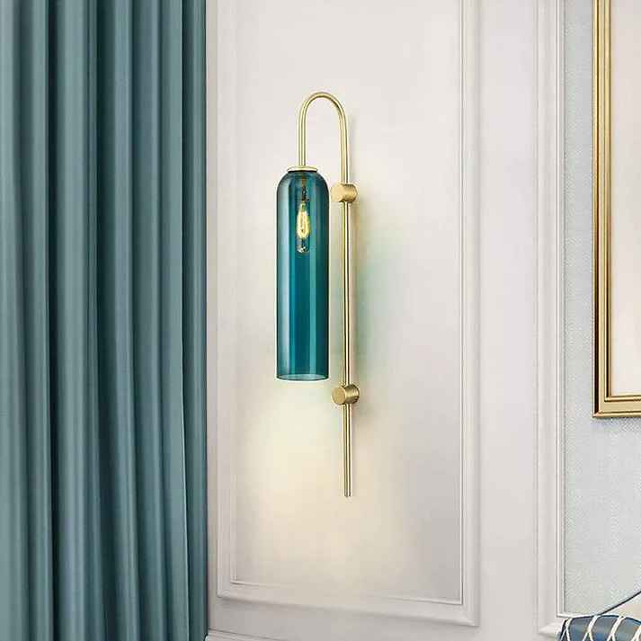 Long Glass Wall Light