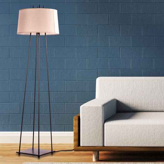 Frame With Fabric Top Floor Standing Lamp