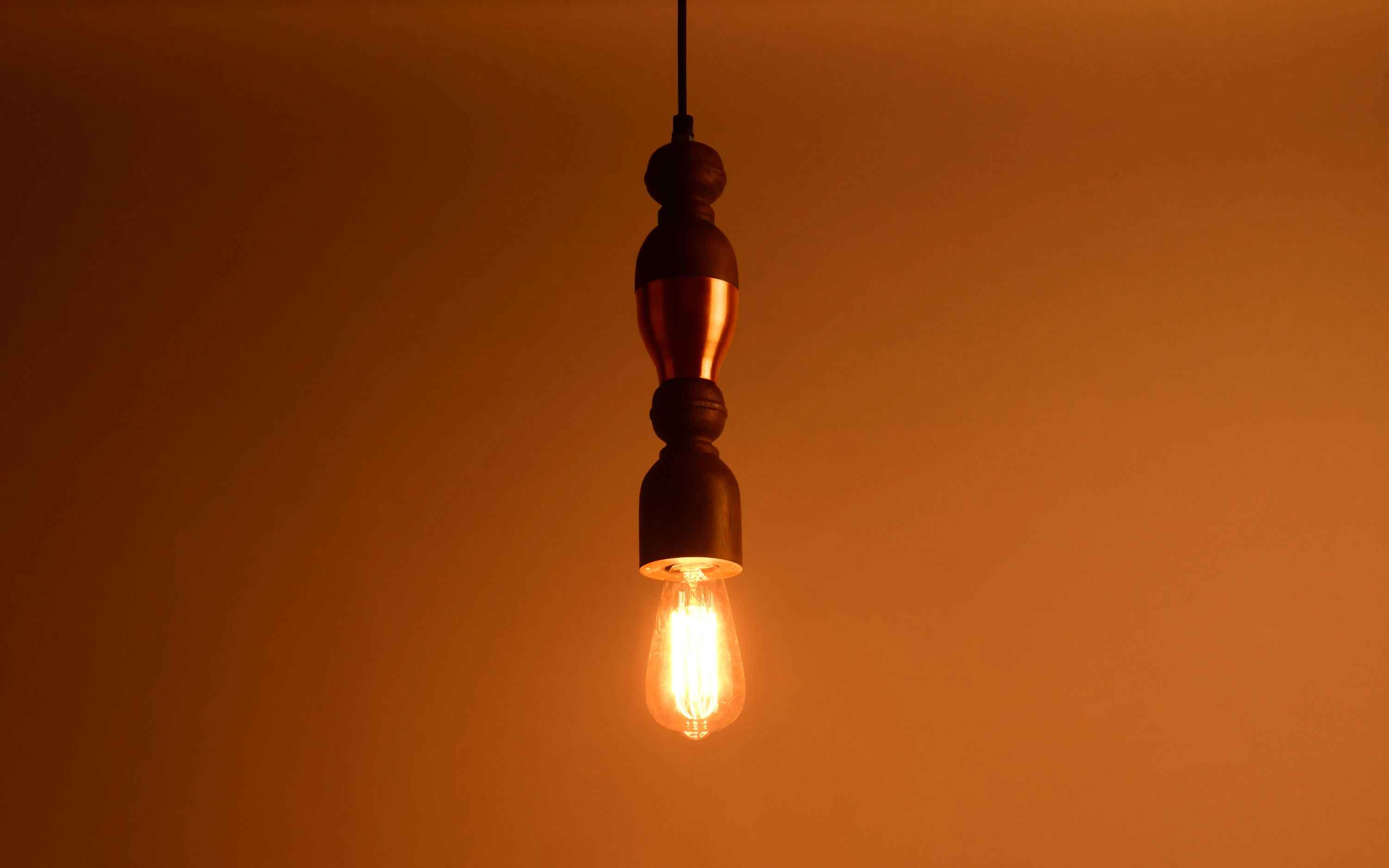 Jodha Copper Hanging Lamp Filament