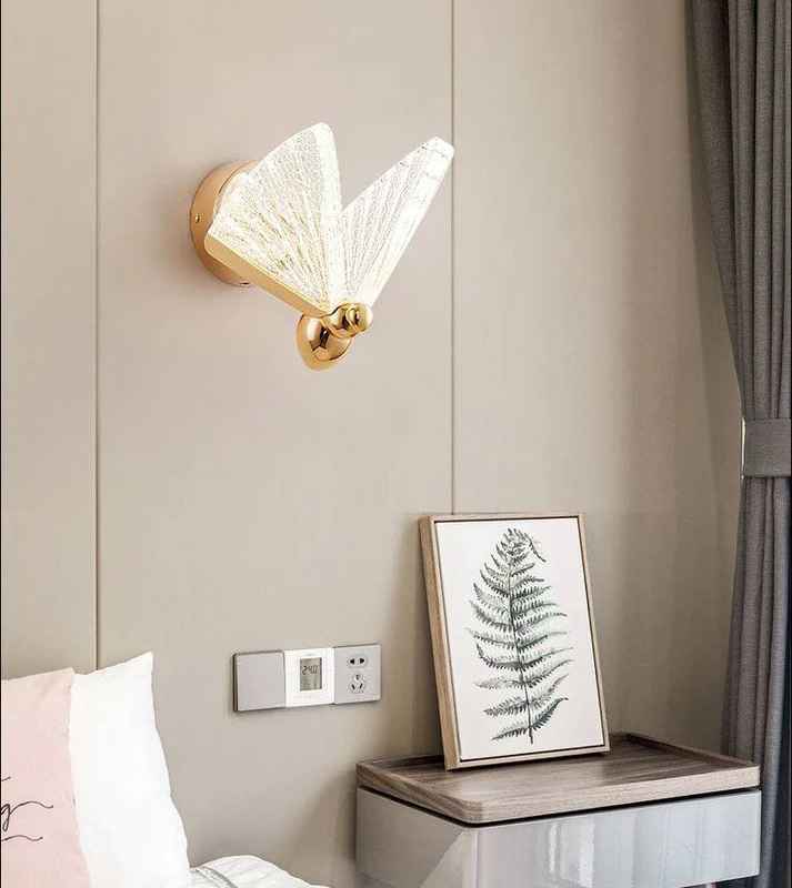 Acrylic Butterfly Wall Light