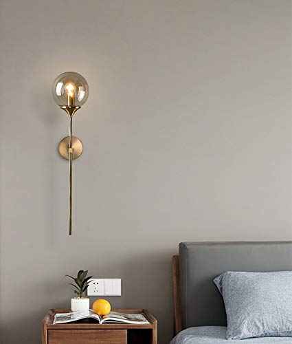 Glass Ball Wall Light