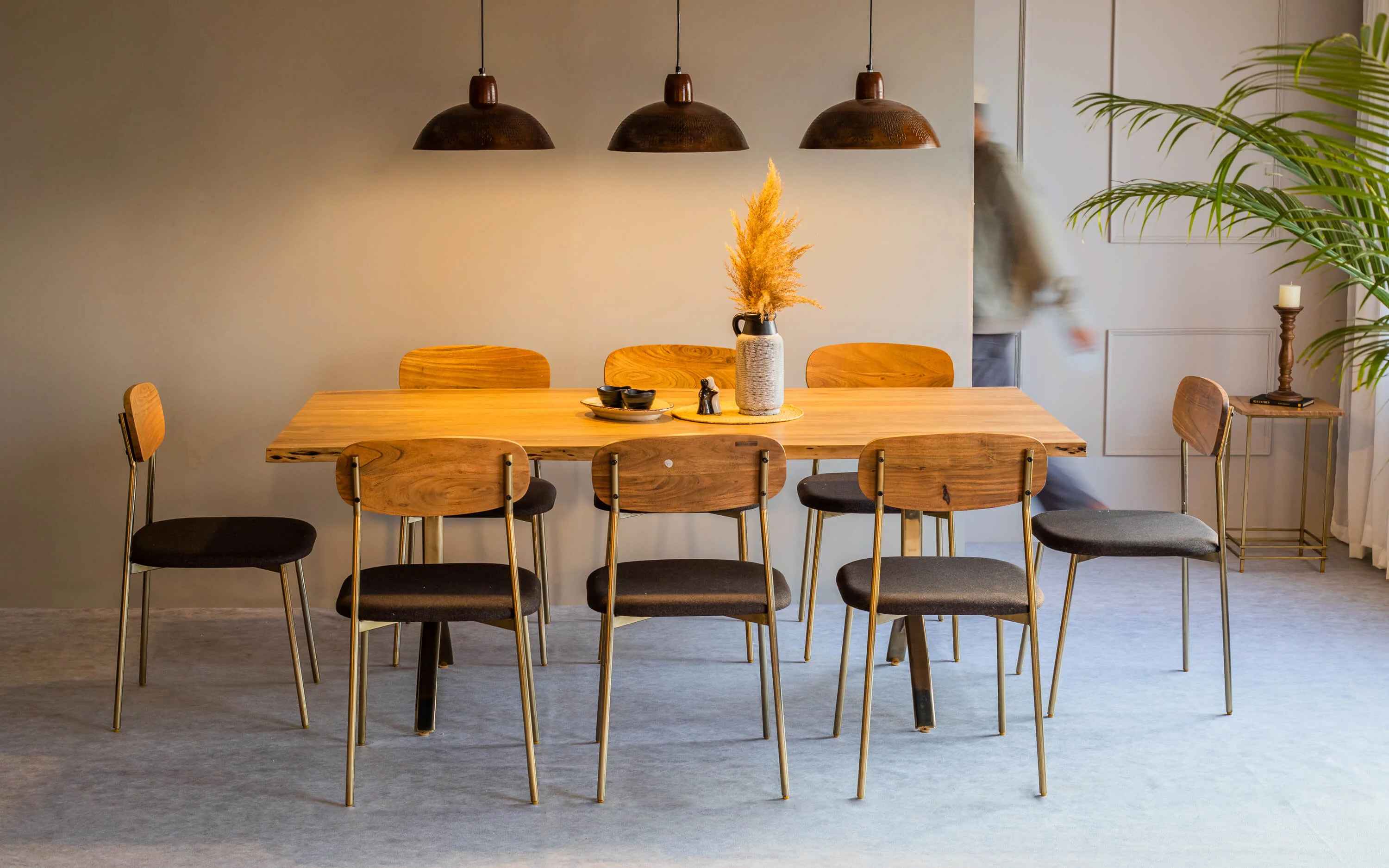 Yoho Dining Table With 8 Chairs