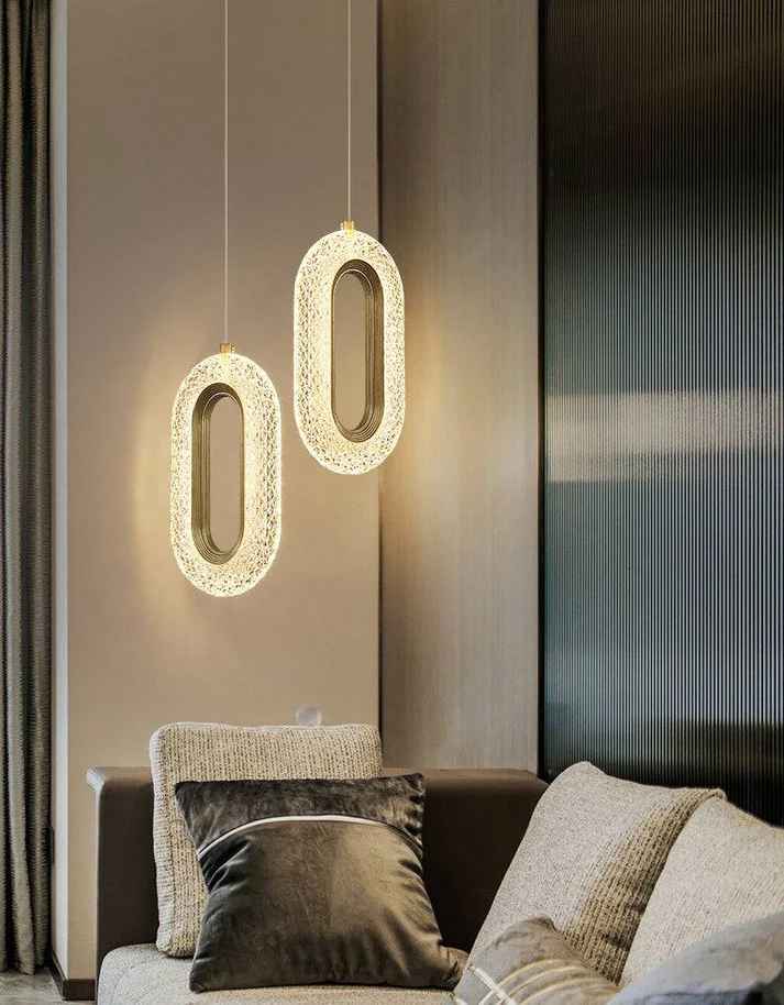 Oval Long Pendant Lamp