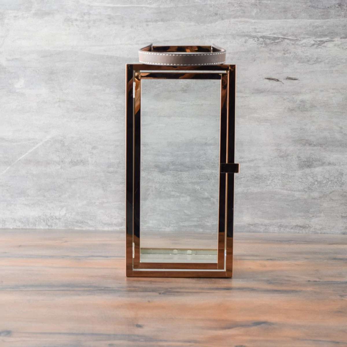 Ayden Rose Gold Lantern - Large