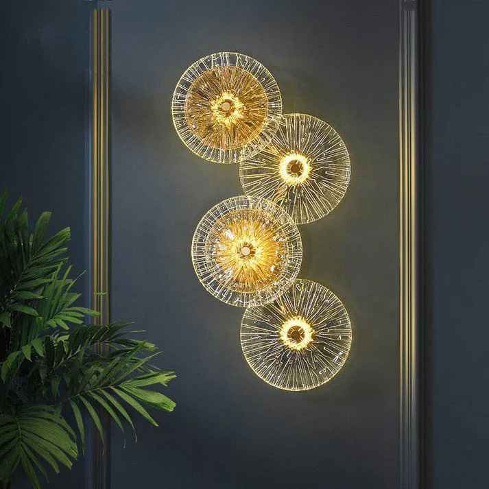 Golden Wall Art Lamp