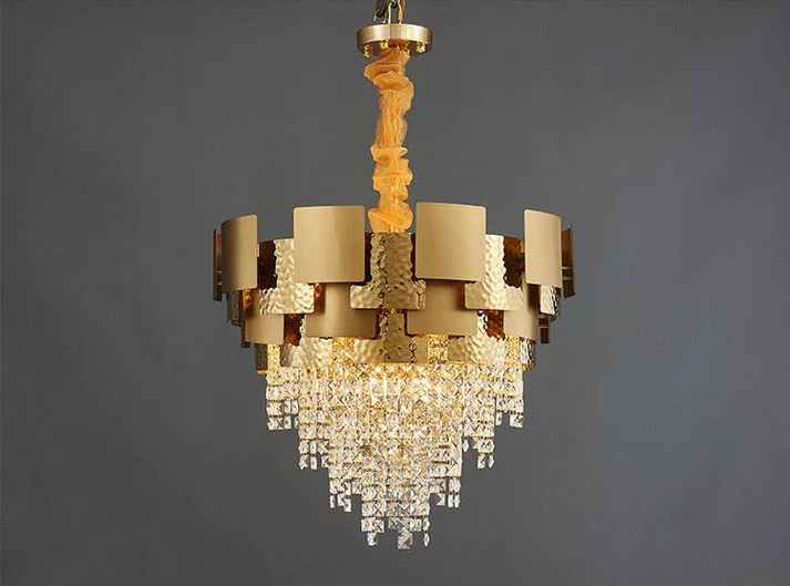 Gold Plated Led Chandelier