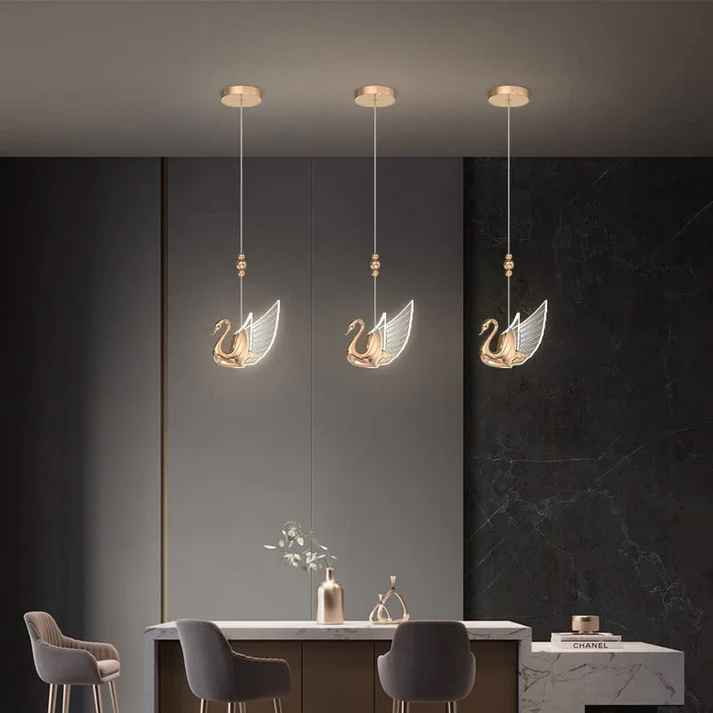 Swan Bedside Pendant Light