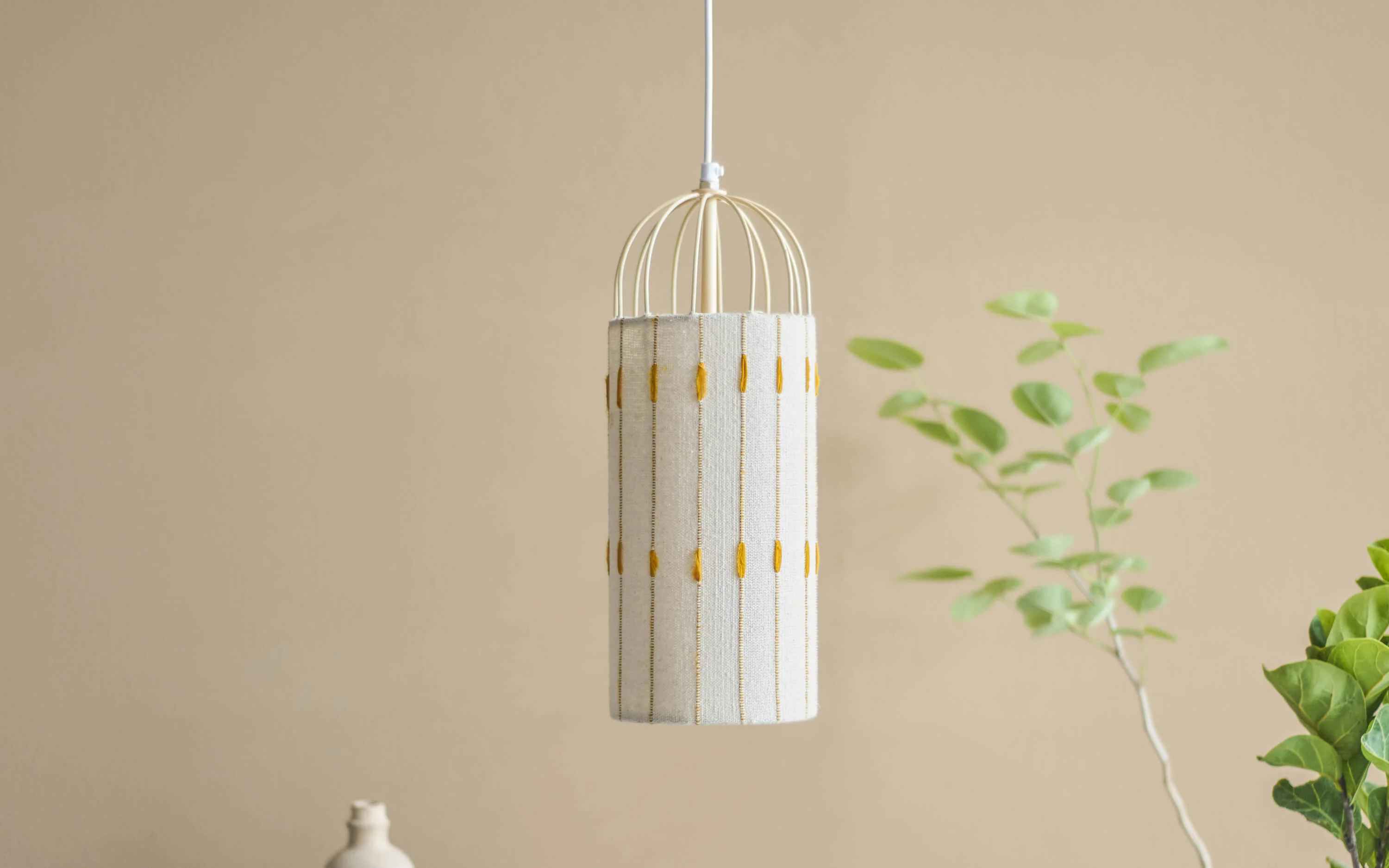 Antz Hanging Lamp Tall Mustard