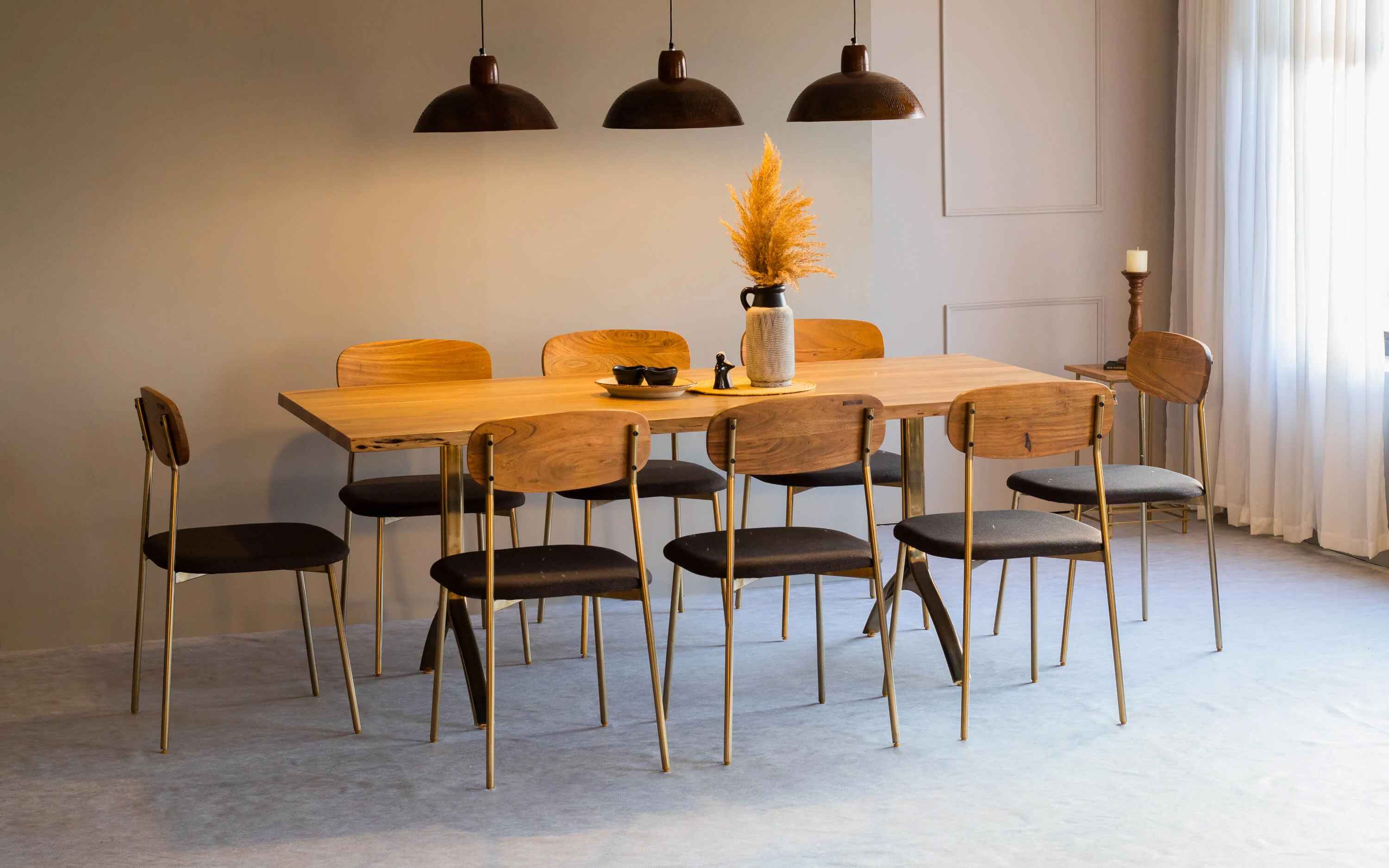 Yoho Dining Table With 8 Chairs