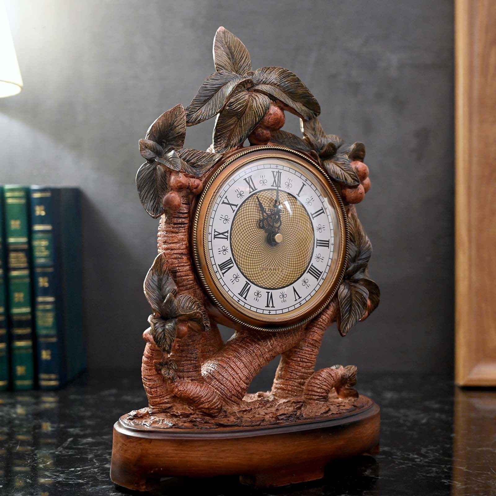 Palm Tree Table Clock