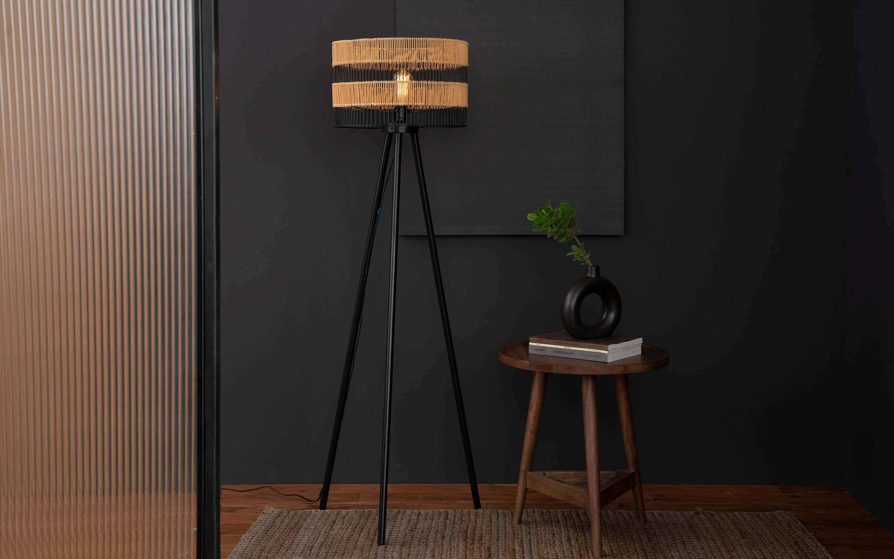 Kyoto Drum Floor Lamp