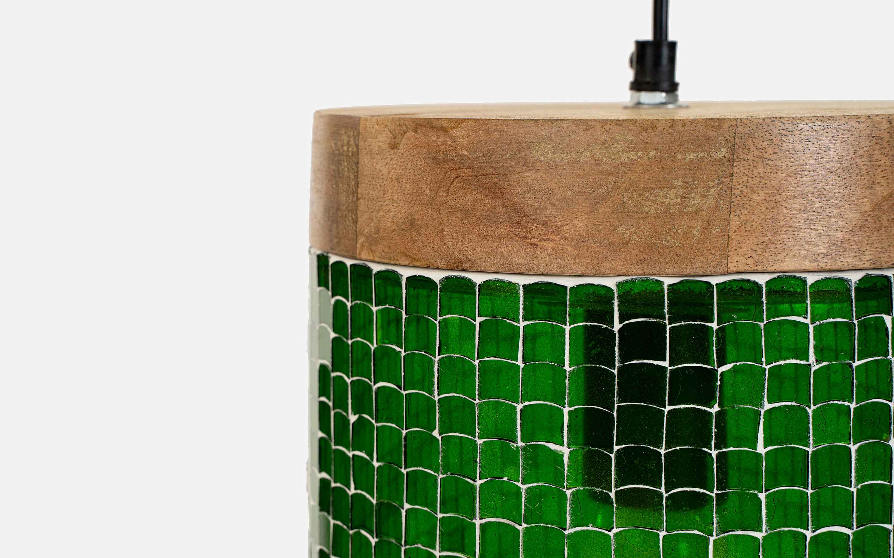 Freedom Squat Green Hanging Lamp