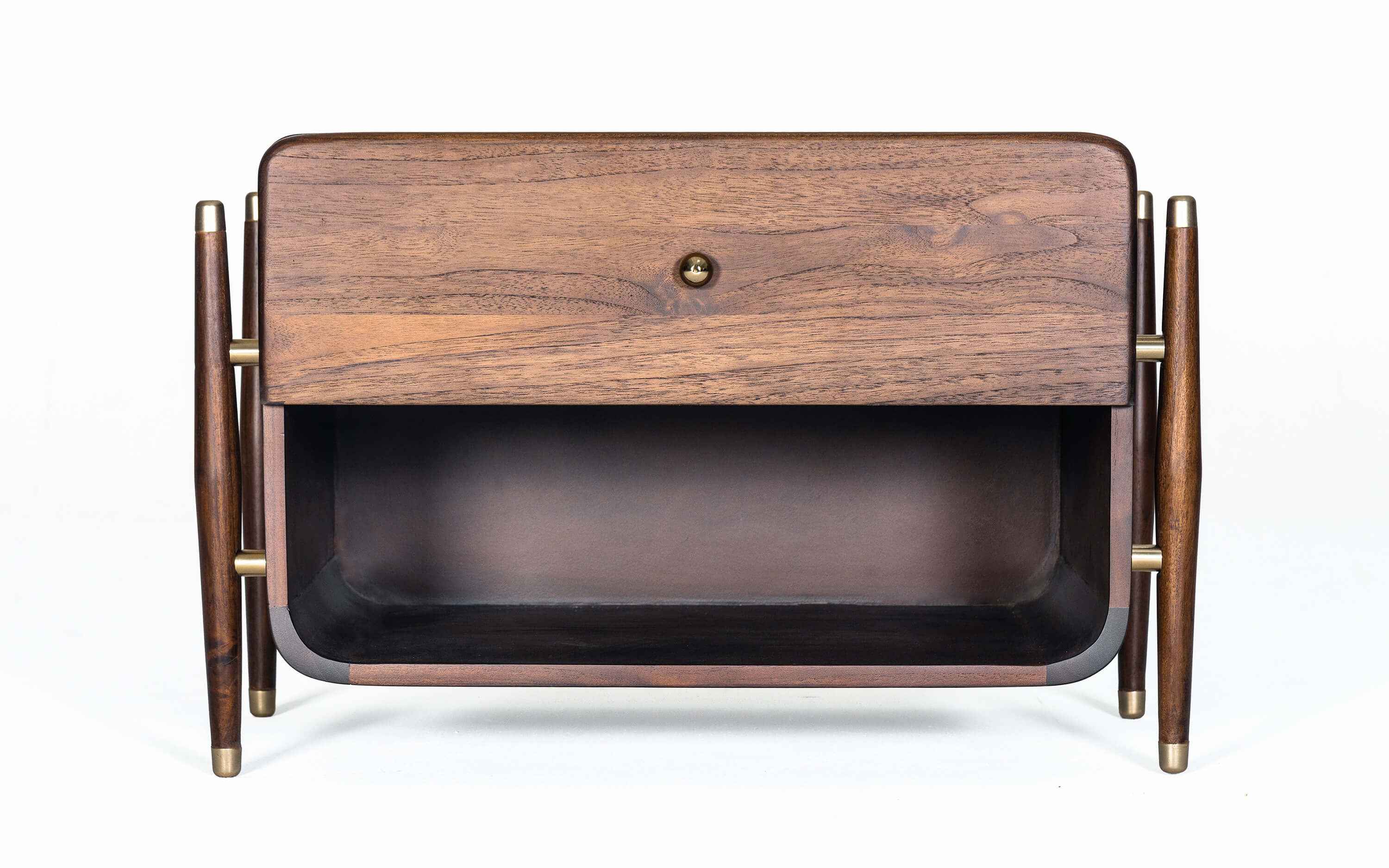 Navah Bedside Table Teak Wood