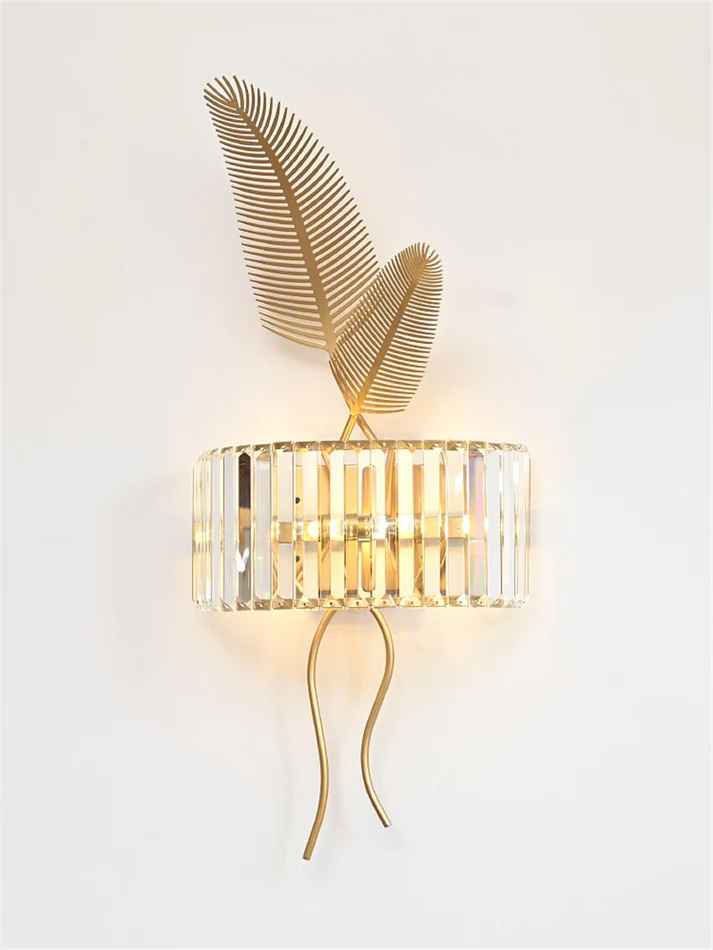 Nordic Palm Leaf Wall Lamp