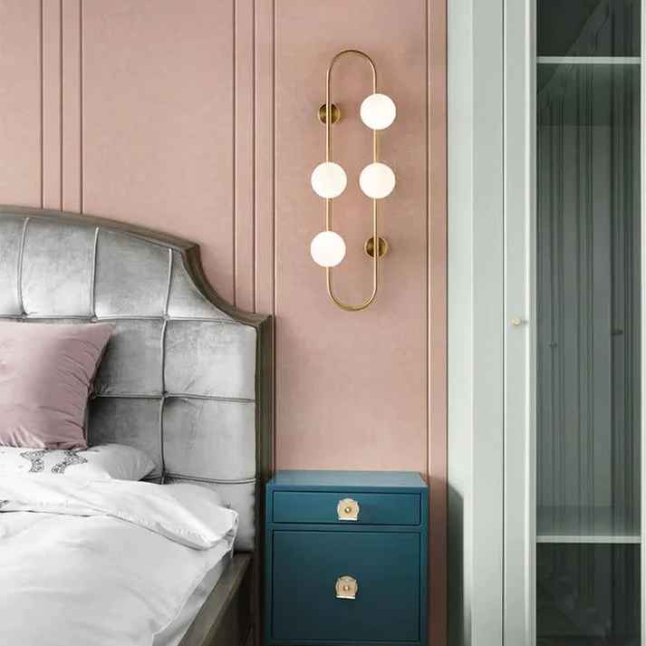 4 Light Gold Wall Light