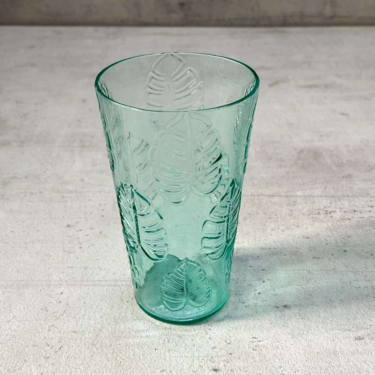 Lovato Plum Monstera Leaf Drinking Glass (Set of 2)