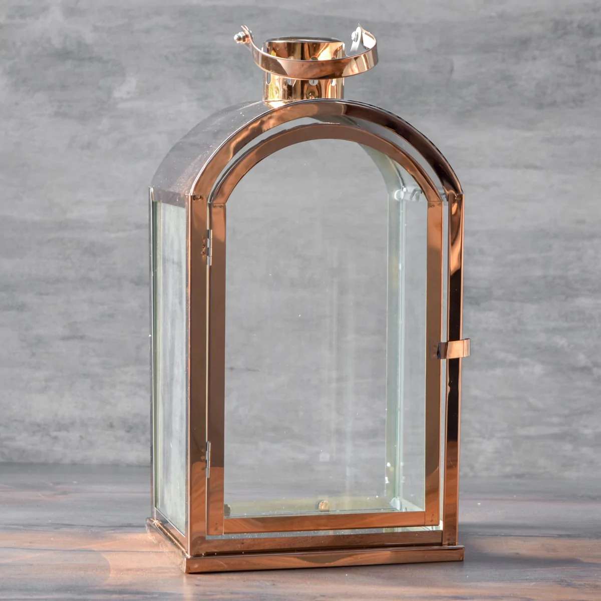 Kendrick Rose Gold Lantern - Medium