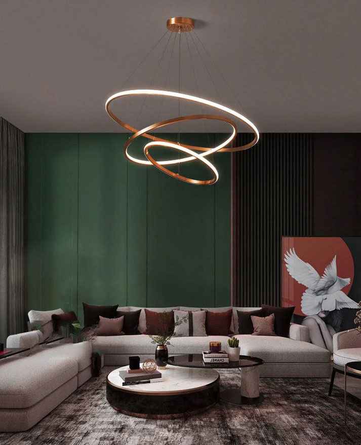 3 Ring Modern Led Chandelier