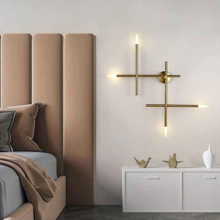 4 Led Electroplated Wall Art Light