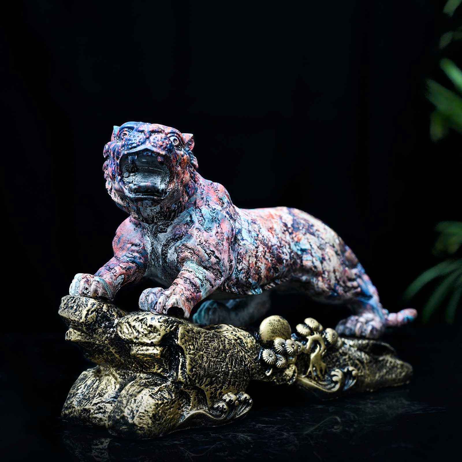 The Vibrant Tiger Figurine