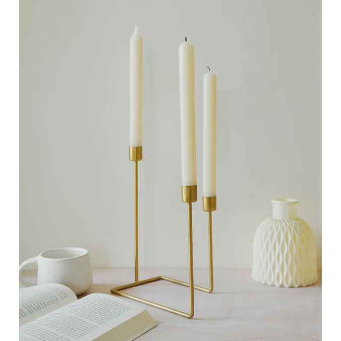 Golden Stem Candle Holder