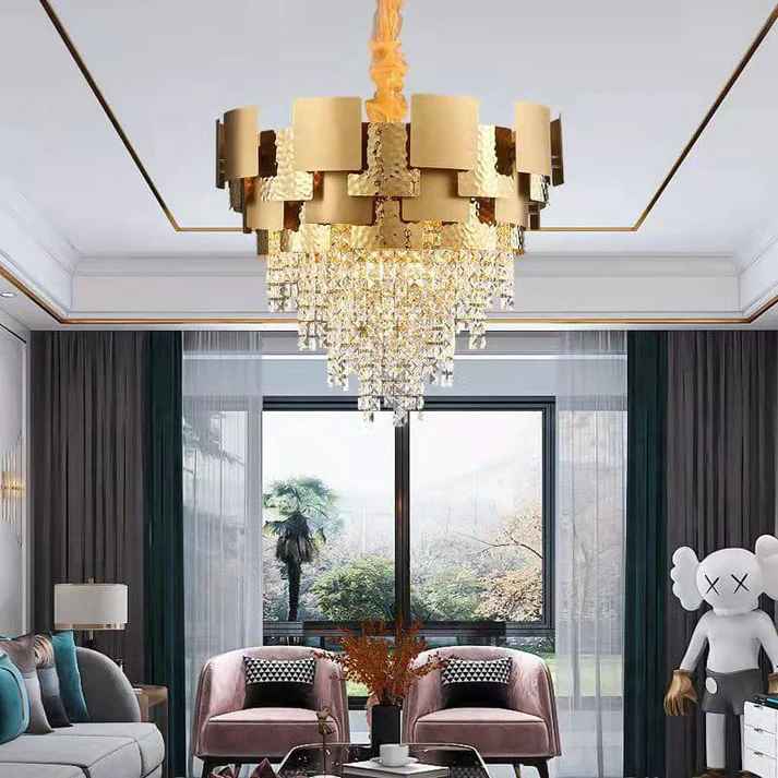 Gold Plated Led Chandelier