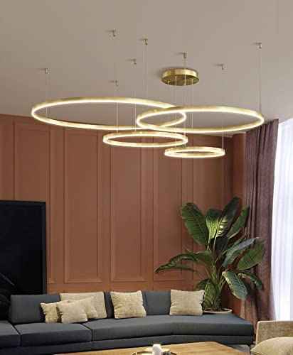 4 Rings Led Chandelier