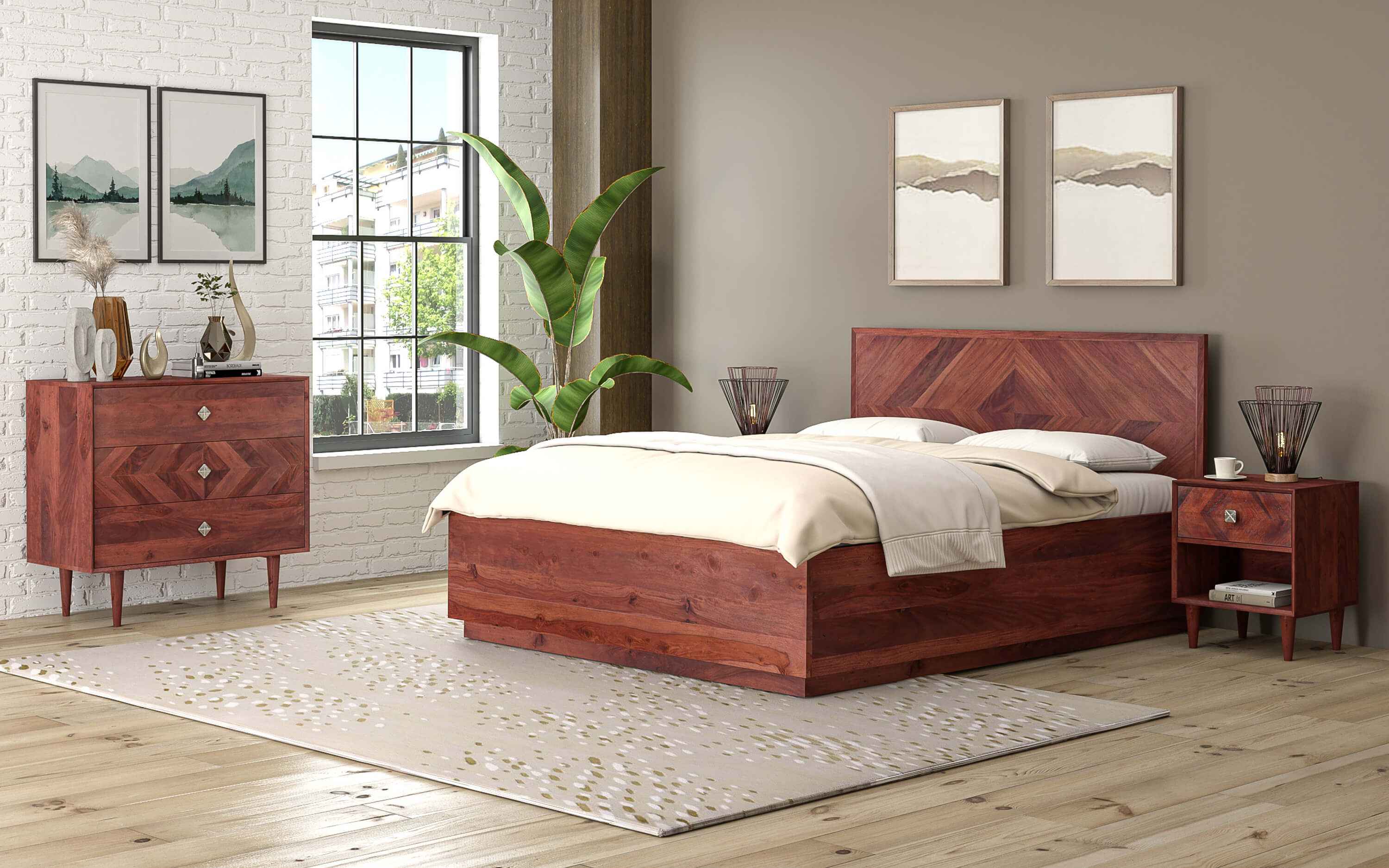 Dado Queen Hydraulic Bed