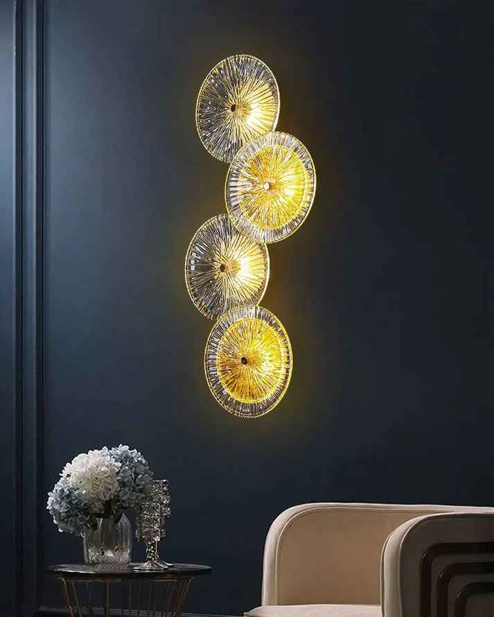 Golden Wall Art Lamp