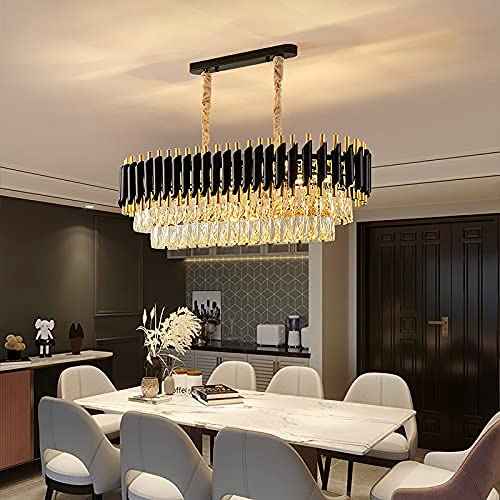 Tube K9 Crystal Pendant Chandelier