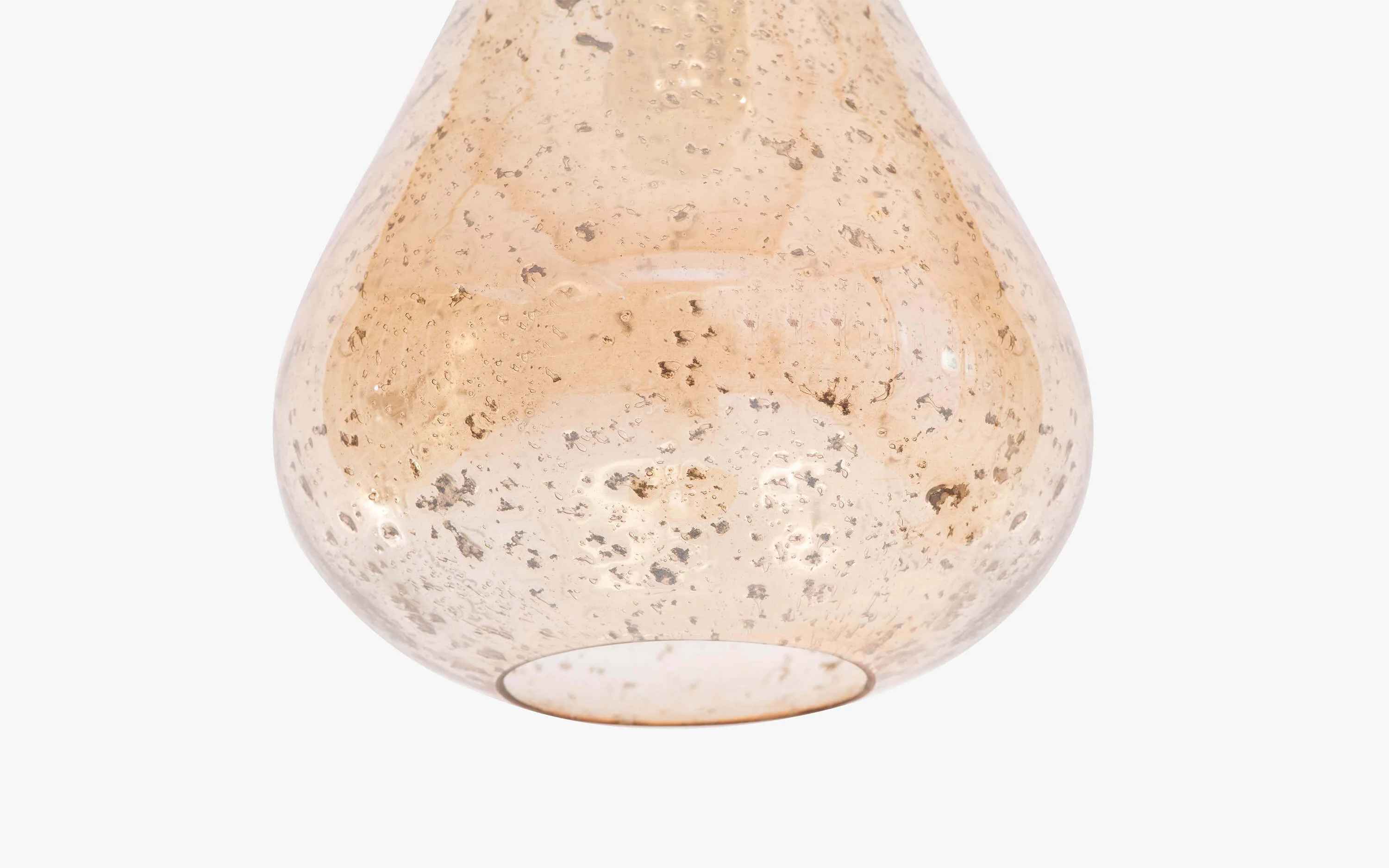 Sitara Glass Hanging Lamp Gold Big