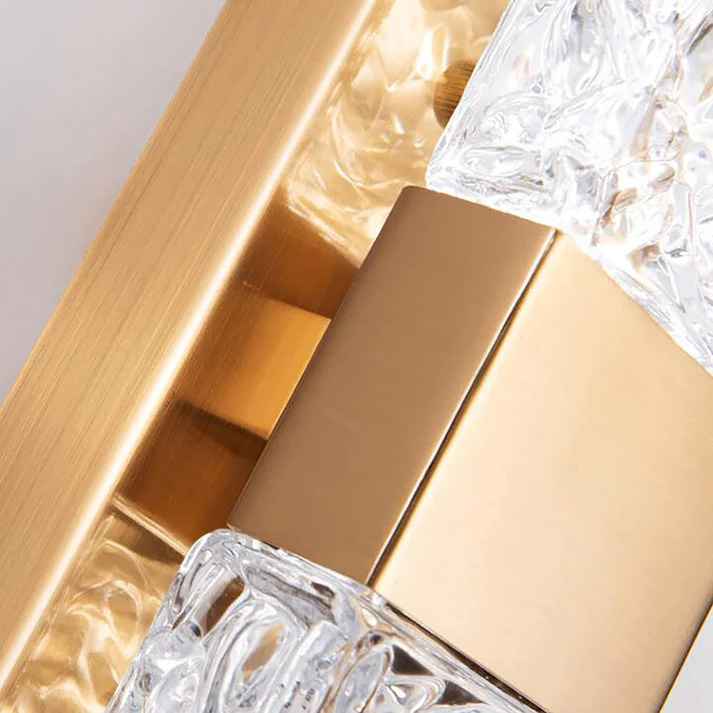 Rectangle Crystal Wall Sconce