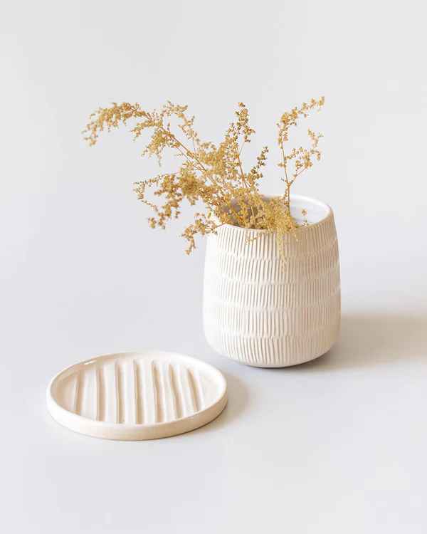 Smoky Minimal Vase