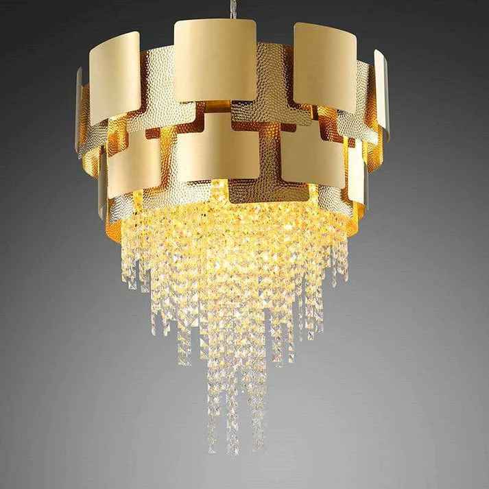 Gold Plated Led Chandelier