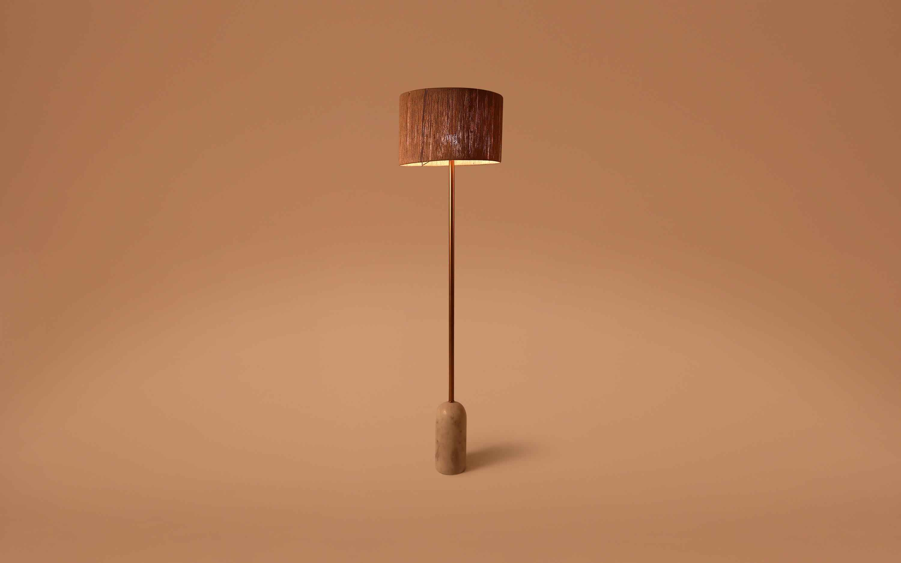 Cusp Sisal Fiber Floor Lamp