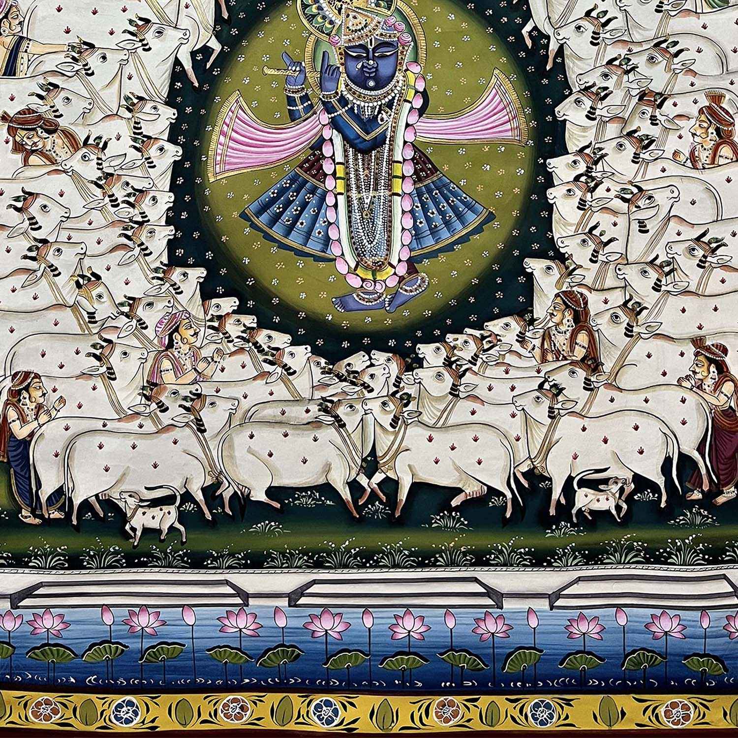 Gopasthami Shrinathji with Cows