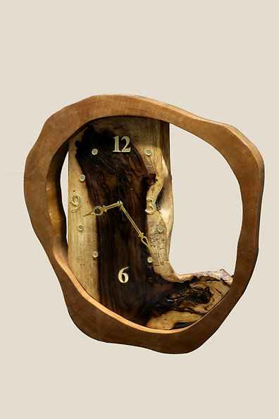 Exquisitely Handcrafted Rosewood Wall Clock