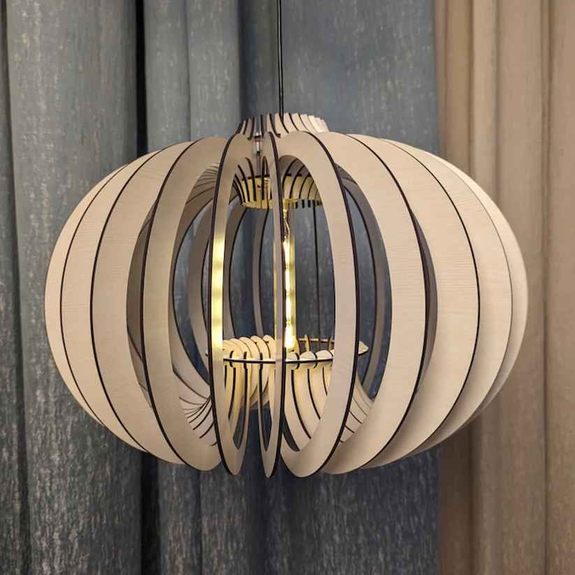 Gleaming Glory Hanging Lamp