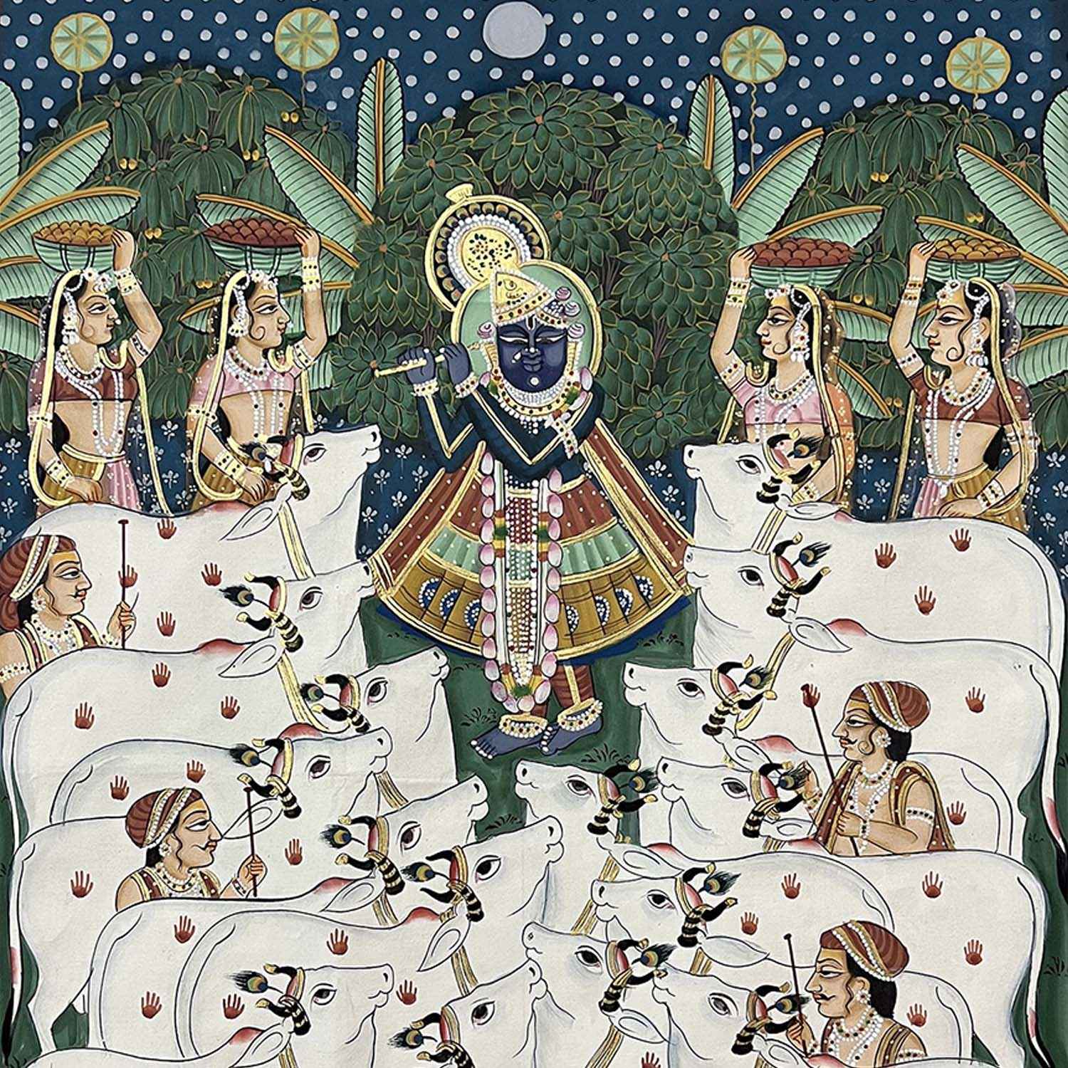 Shrinathji & Cows Gopasthmi