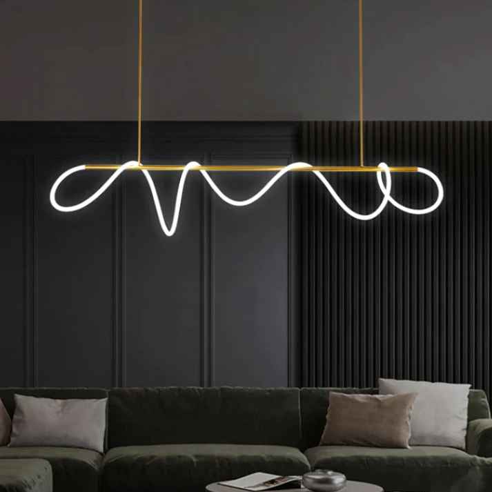 Ring Metal Modern Led Chandelier